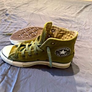 All star green corduroy size 6.5